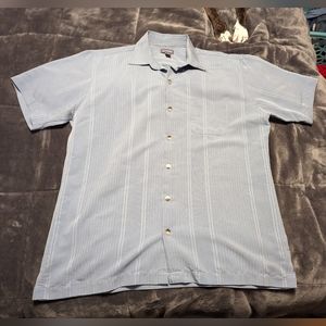 Van Heusen Mens Short Sleeve Button Up Shirt